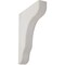 Ekena Millwork 1 3/4"W x 8 1/2"D x 11"H Plymouth Wood Vintage Decor Bracket, Chalk Dust White BKTWD02X09X11PLWH - alternate 1